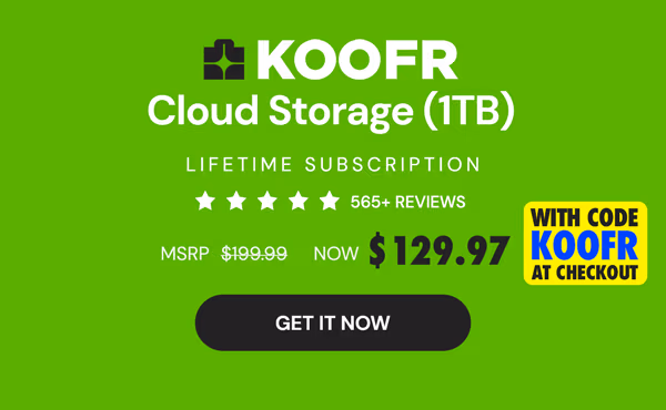 Koofr Cloud Storage: Lifetime Subscription (1TB)