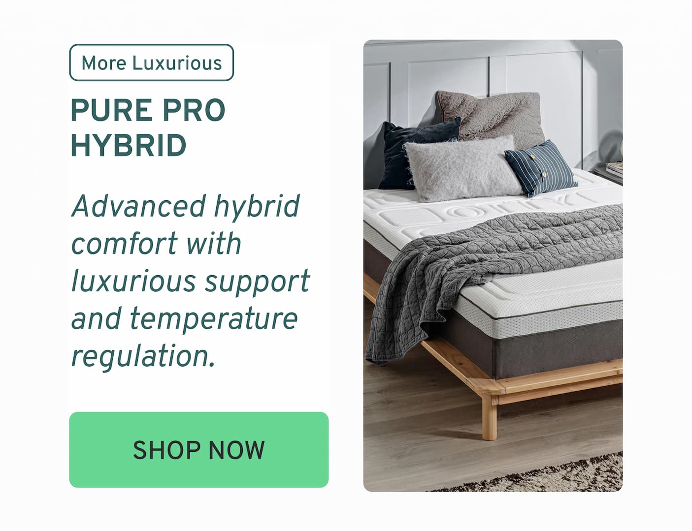 OTTY Pure Pro Hybrid Bamboo & Charcoal Mattress