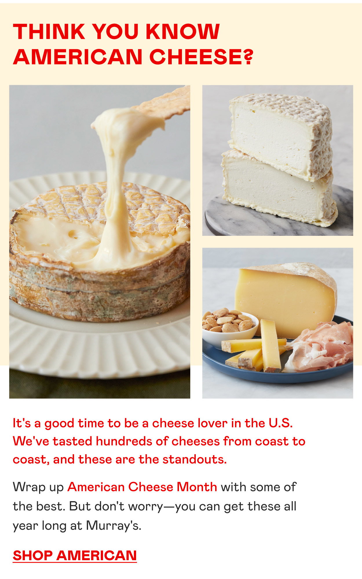American Cheese Month​