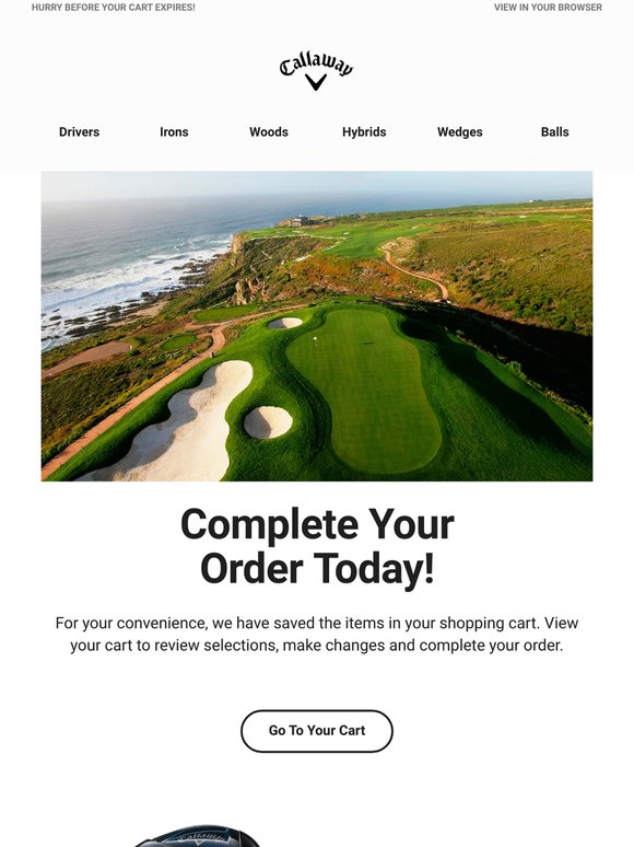 Don’t Forget That You’ve Got Items in Your Cart.