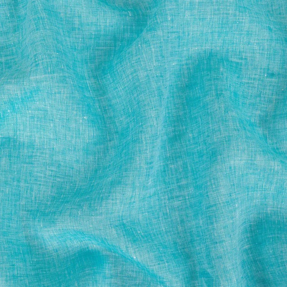 Image of Lightweight Linen Chambray - Heathered Barbados Beach - Minerva Collection