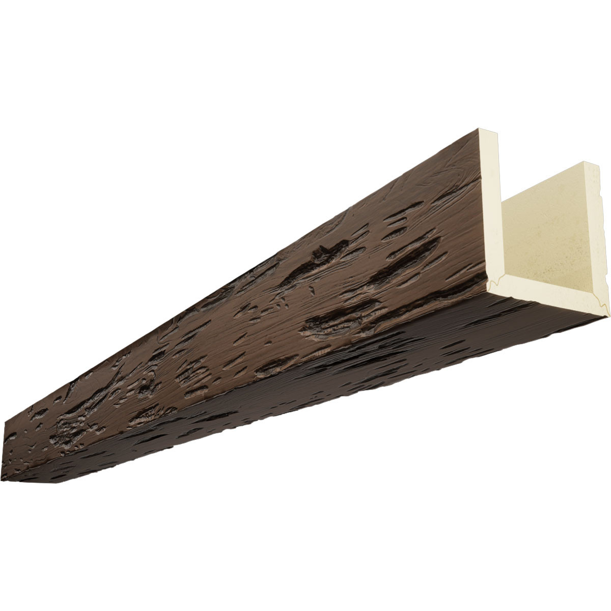 Image of Timberthane Faux Wood Ceiling Beams - 3-Sided & 12 ft. Length
