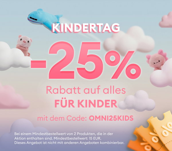 -25% Kindertag RABATT AUF ALLES FÜR KINDER