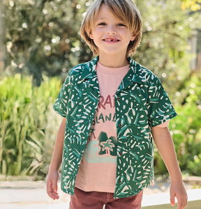 Boy's printed shirt