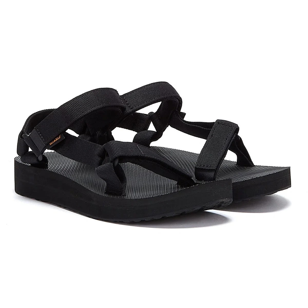 Image of Teva Midform Universal Womens Black / Black Sandals
