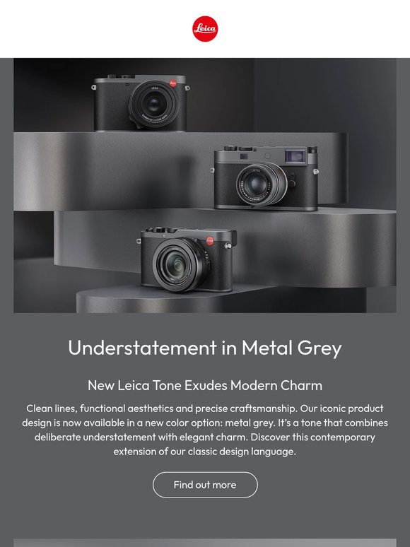 Leica Product Design Now Also Available in Metal Grey
