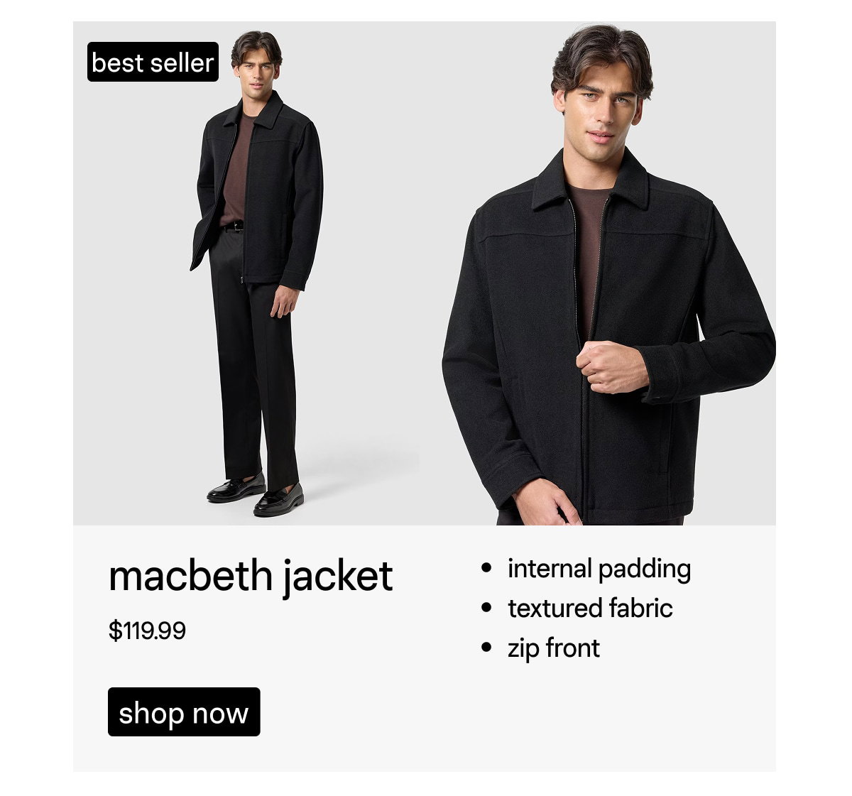 Black Macbeth Jacket