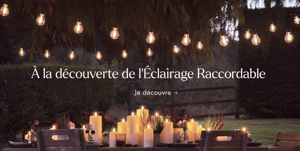 Éclairage raccordable