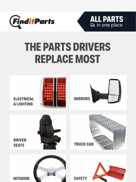 ✅ The Parts Drivers Replace Most