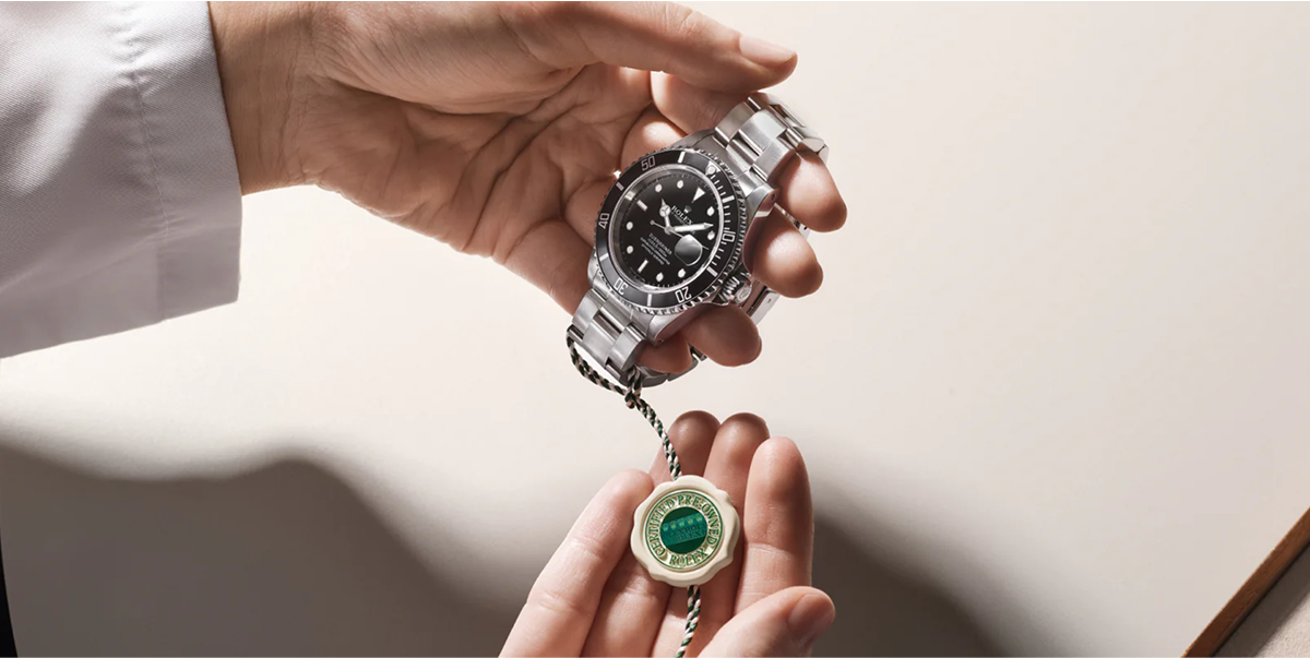 Rolex Certified Pre-Owned Watch on wrist