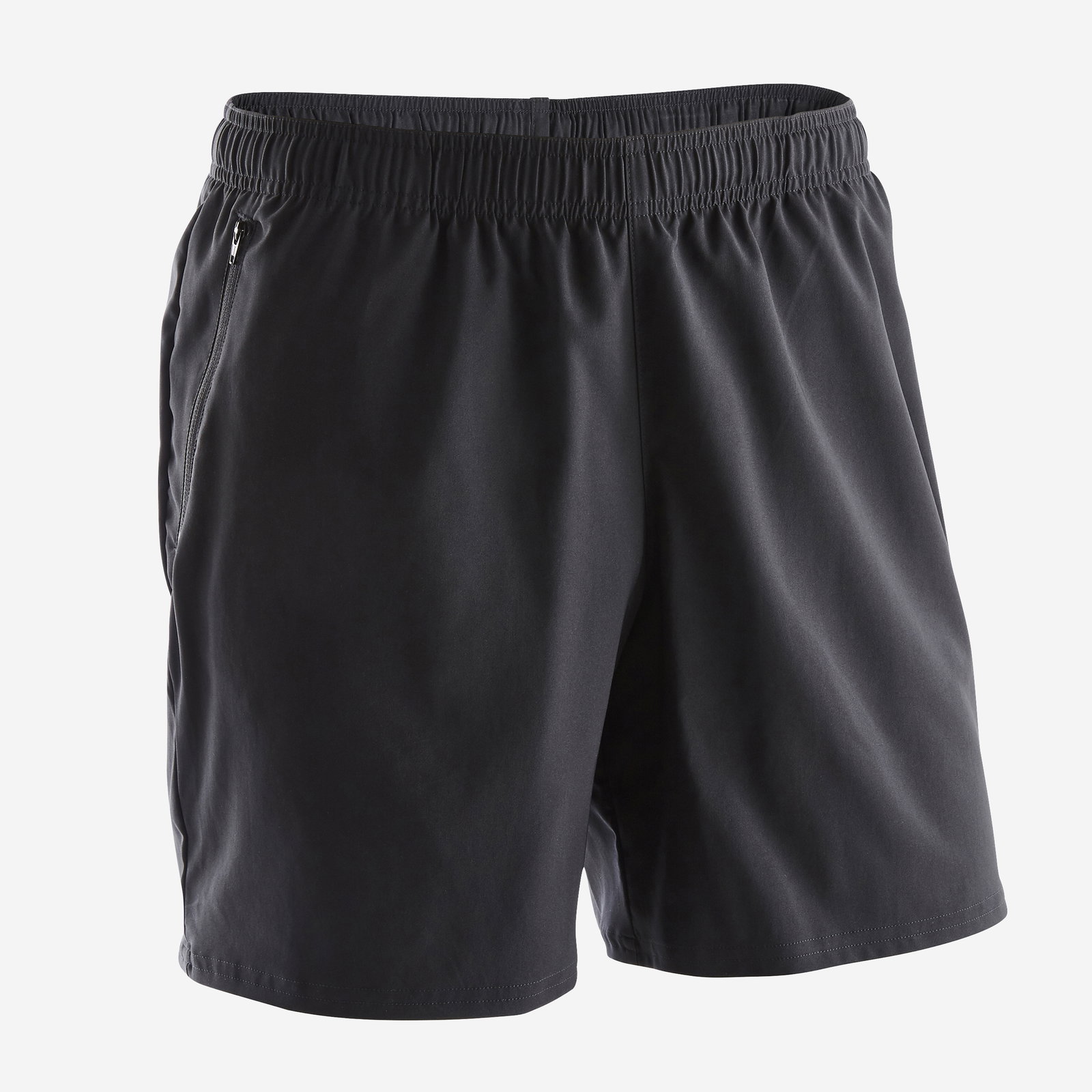 DOMYOS Pantaloncini uomo fitness essential 100 traspiranti neri