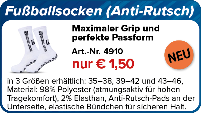 NEU! Fußballsocken (Anti-Rutsch)