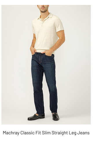Machray Classic Fit Slim Straight Leg Jeans