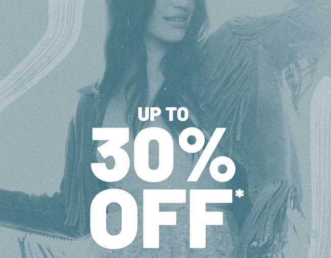 Up to 30% OFF*