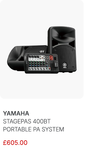 Yamaha Stagepas 400BT Portable PA System