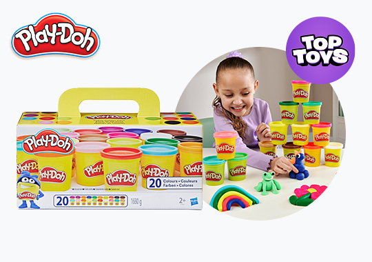 Play-Doh Tubs 85g Super Colour 20 Pack