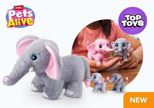 Pets Alive by ZURU Mommy Elephant and Baby Surprise Set