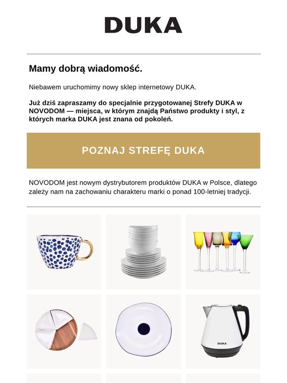 🖤 DUKA pozostaje z Państwem