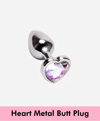 Small Heart Metal Butt Plug