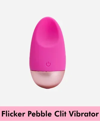 Flicker Pebble Silicone Waterproof Clitoral Vibrator