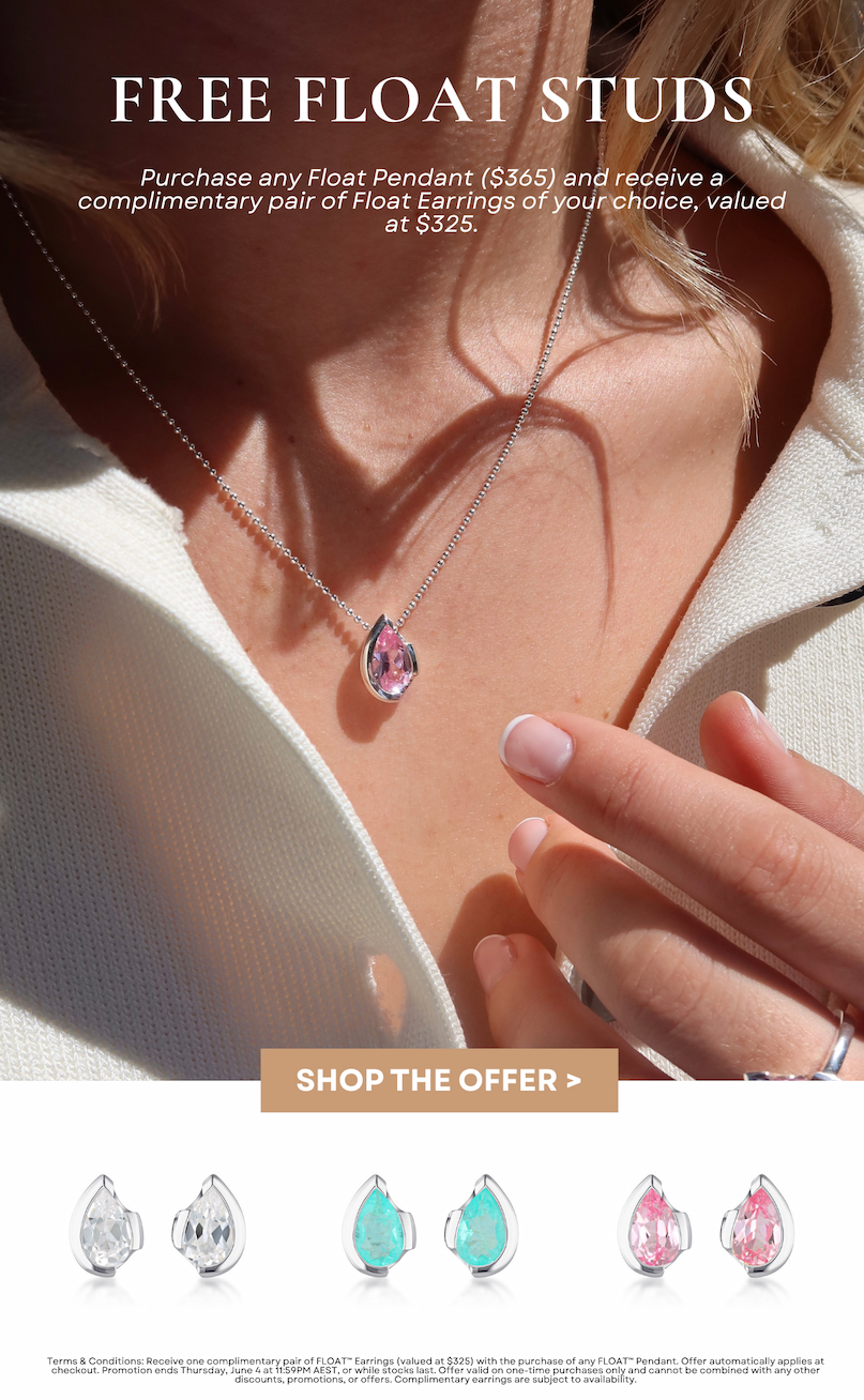 image of coloured gemstones in float bezel set silver rings