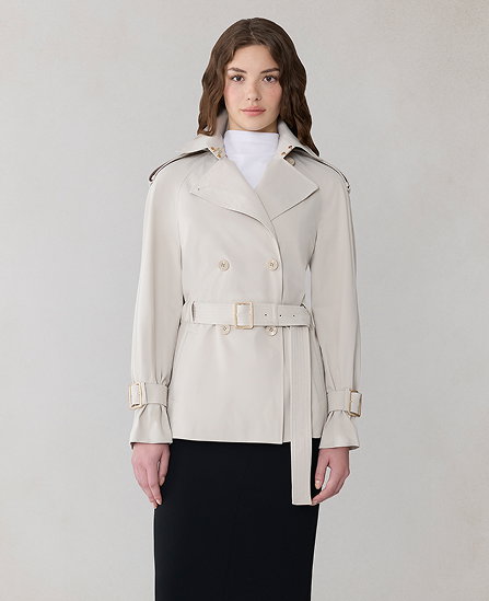 BECKY Short Trench Coat