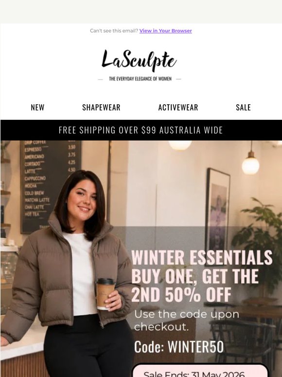 Buy One, Get the 2nd 50% Off