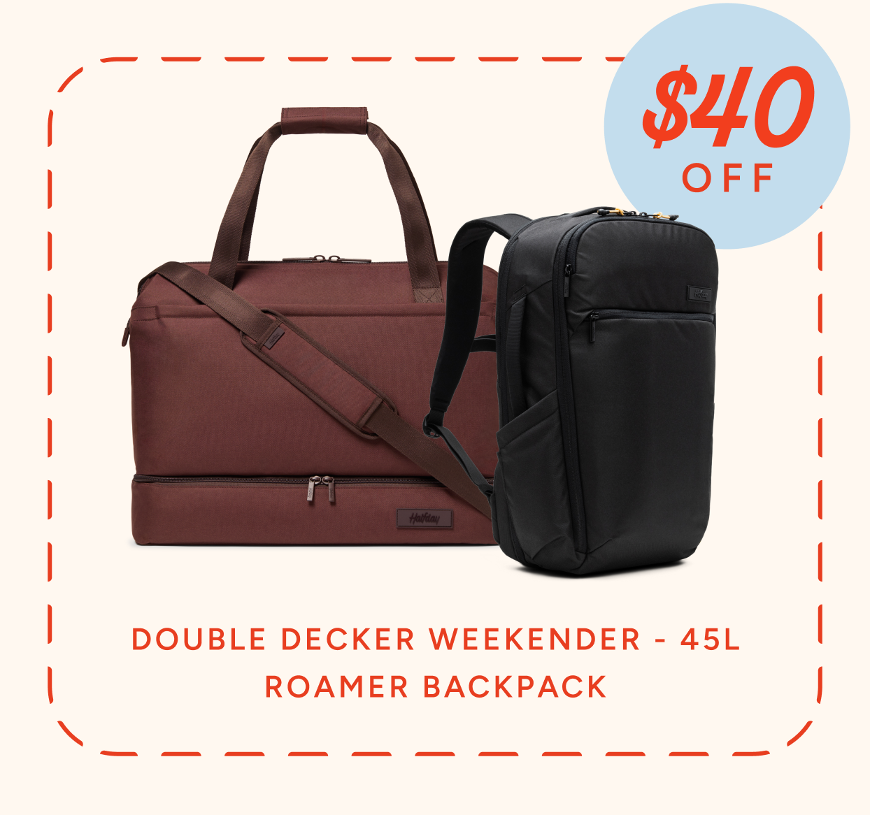 Double Decker Weekender 45L