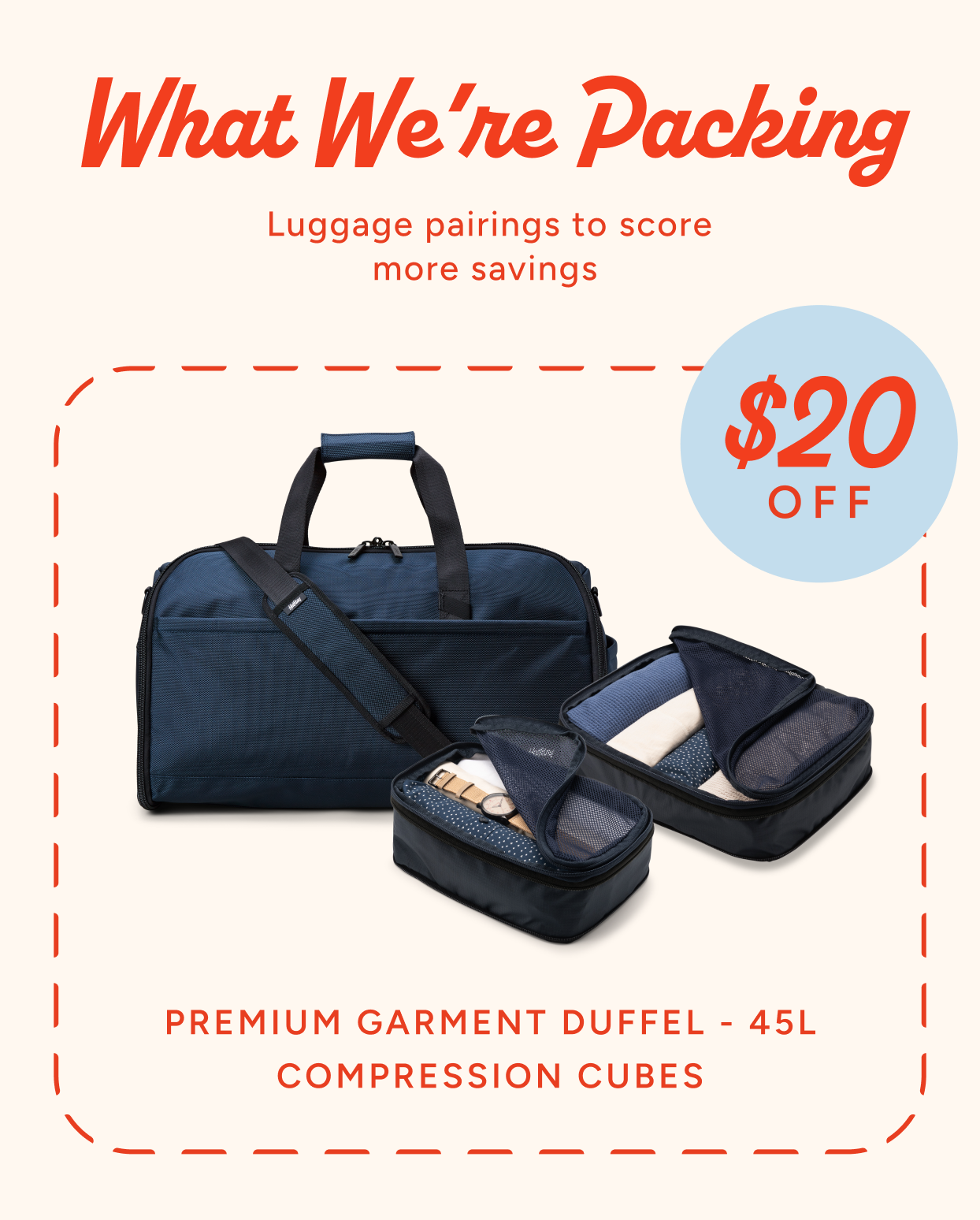 The Premium Garment Duffel 45L