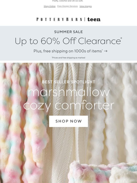 Meet the Cozy Marshmallow Comforter 🌈☁️