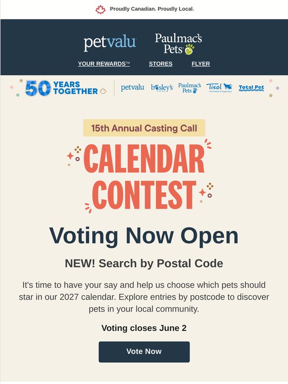 Voting Is Open! Your Neighbourhood Pets Need Your Vote ❤️