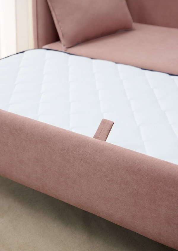 -44% de descuento en la OFERTA de LANZAMIENTO del nuevo Sofá Cama Nido Marmota. Disponible en 4 colores (aqua, gris, beige y rosa) con diseño moderno y tejido antimanchas. Incluye dos colchones individuales de viscoelástica para dormir juntos o separados. Sistema de apertura lateral inteligente ideal para ahorrar espacio en salones pequeños. Estructura totalmente desenfundable, fácil de lavar a máquina y de abrir sin esfuerzo. Sofá Cama Nido de Marmota en OFERTA de LANZAMIENTO con envío, subida a casa y montaje gratis incluidos.