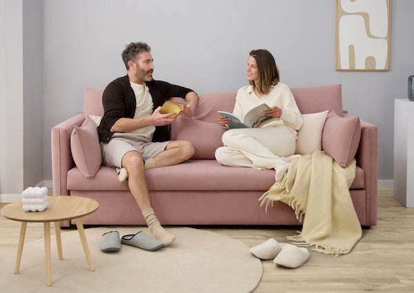 -44% de descuento en la OFERTA de LANZAMIENTO del nuevo Sofá Cama Nido Marmota. Disponible en 4 colores (aqua, gris, beige y rosa) con diseño moderno y tejido antimanchas. Incluye dos colchones individuales de viscoelástica para dormir juntos o separados. Sistema de apertura lateral inteligente ideal para ahorrar espacio en salones pequeños. Estructura totalmente desenfundable, fácil de lavar a máquina y de abrir sin esfuerzo. Sofá Cama Nido de Marmota en OFERTA de LANZAMIENTO con envío, subida a casa y montaje gratis incluidos.