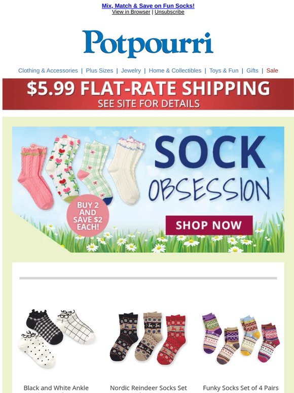 ✨ Sock Obsession: Buy 2 & Save Today