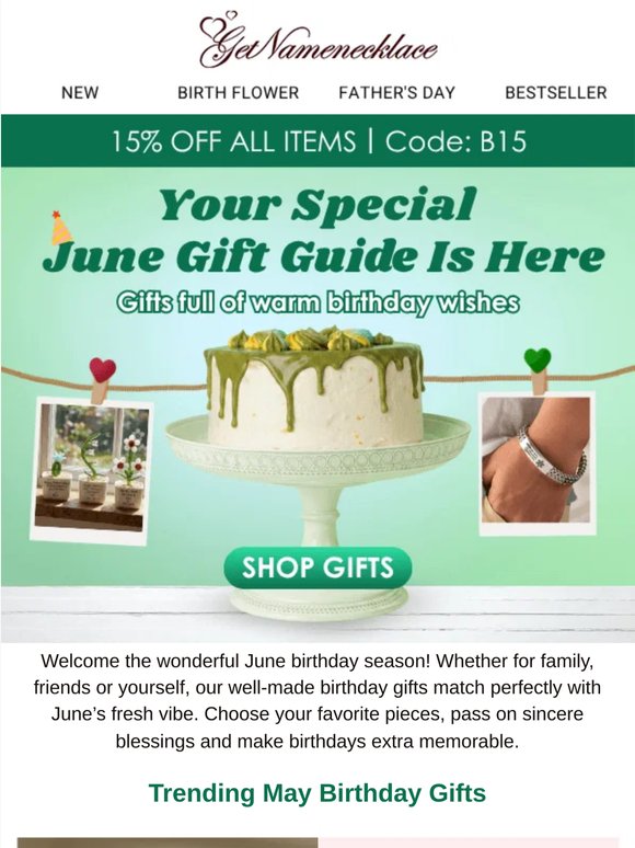 🎂Born In June? Your Special Gift Guide Is Here