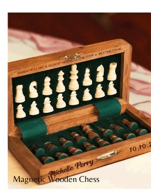 Magnetic Wooden Chess