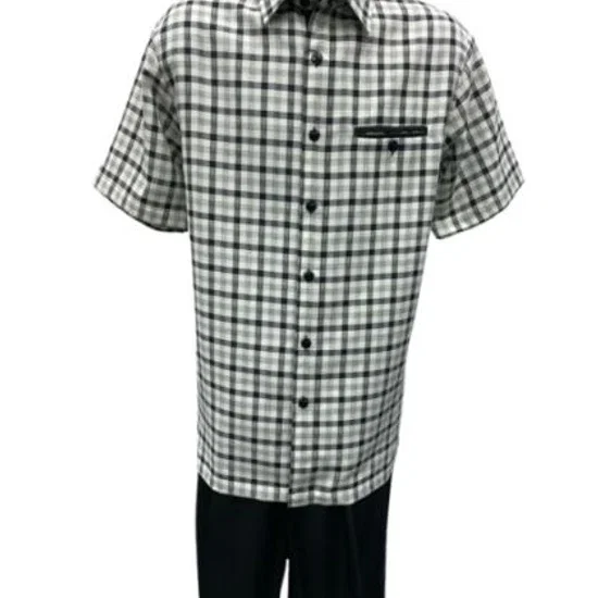 Mens 2 Piece Walking Suit - Plaid