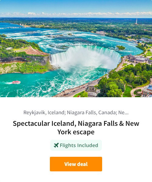 Spectacular Iceland, Niagara Falls &amp; New York escape