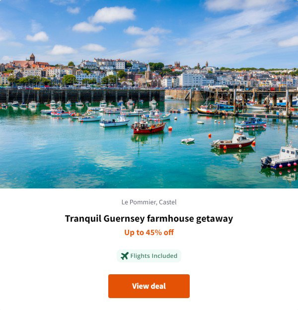 Tranquil Guernsey farmhouse getaway