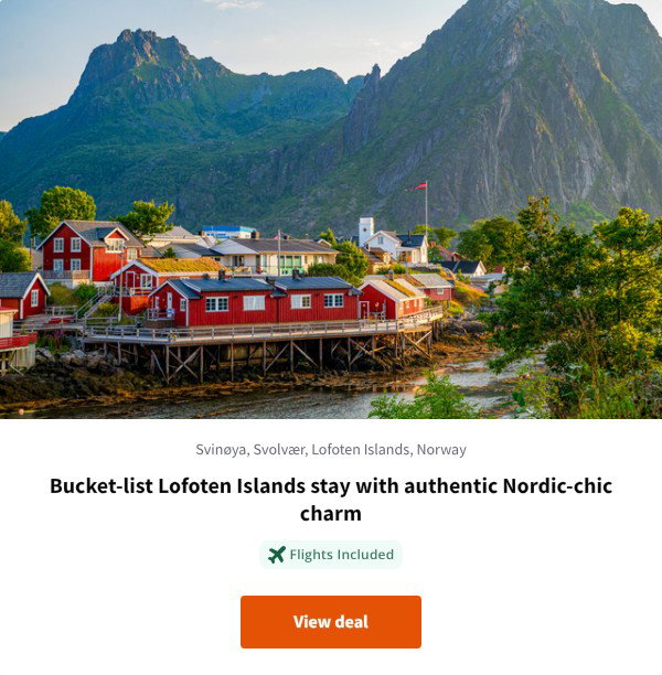 Bucket-list Lofoten Islands stay with authentic Nordic-chic charm