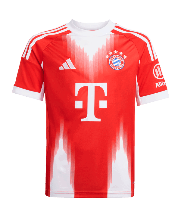 adidas FC Bayern München Trikot Home 2025/2026 Kids Rot