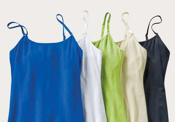 Shelf Bra Cami collage