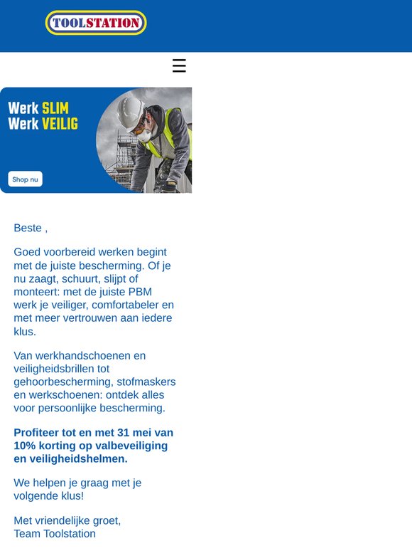 Werk slim, werk veilig