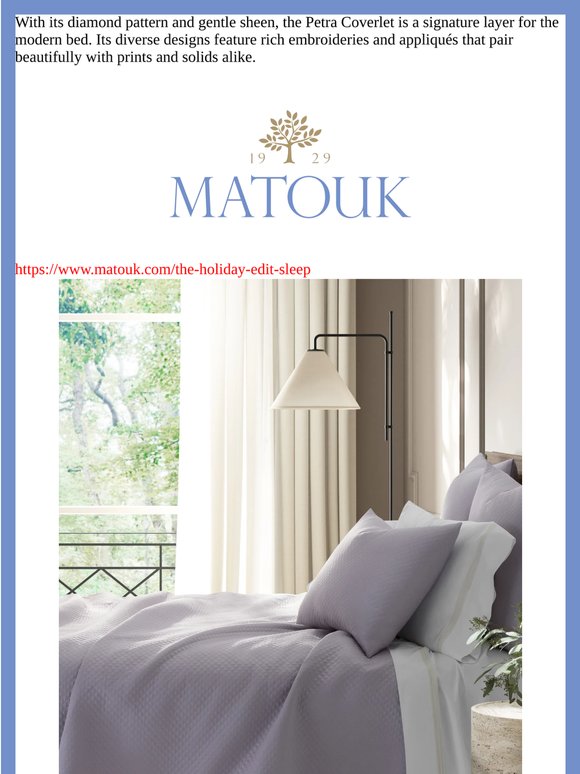 The Petra Coverlet