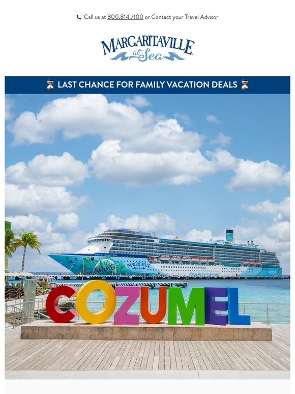 🌴 Cozumel Cruises are 50% OFF!