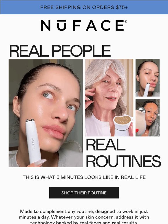 Inside Everyday NUFACE Routines ✨