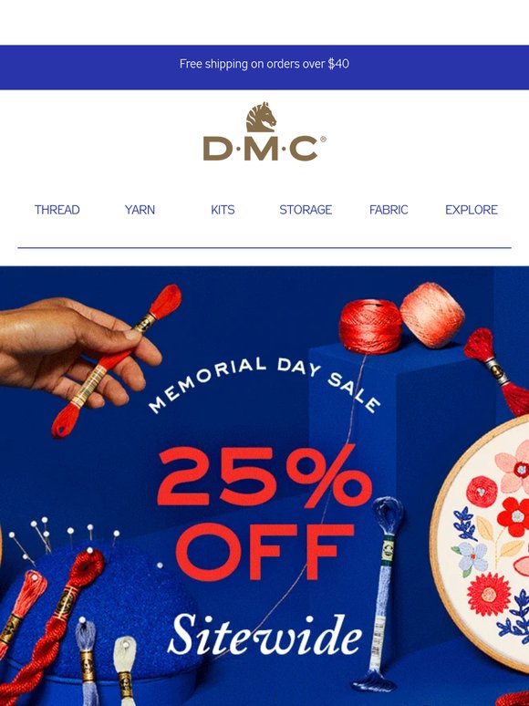 Celebrate Memorial Day with 25% Off Sitewide