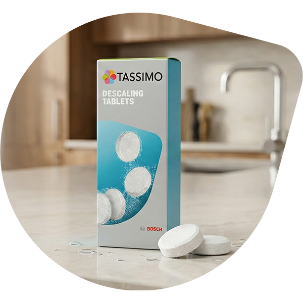  Pastillas descalcificadoras Bosch para máquinas TASSIMO 