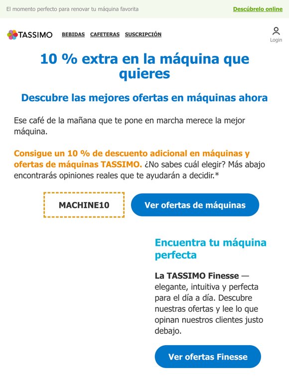 Tu momento de café, con 10% extra