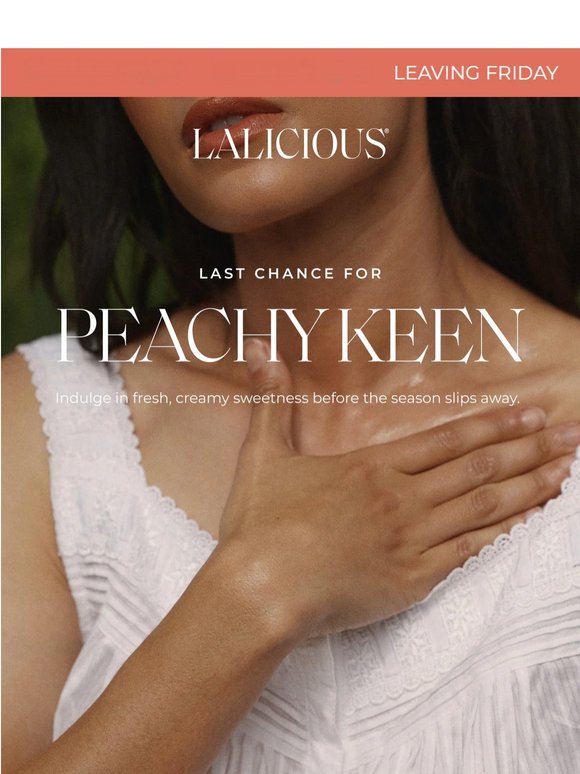 Last chance to pick Peachy Keen 🍑